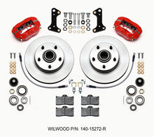 Load image into Gallery viewer, Wilwood Forged Dynalite-M Front Kit 11.00in 1 PC Rotor&amp;Hub Red 67-69 Camaro 64-72 Nova Chevelle - GTR Auto