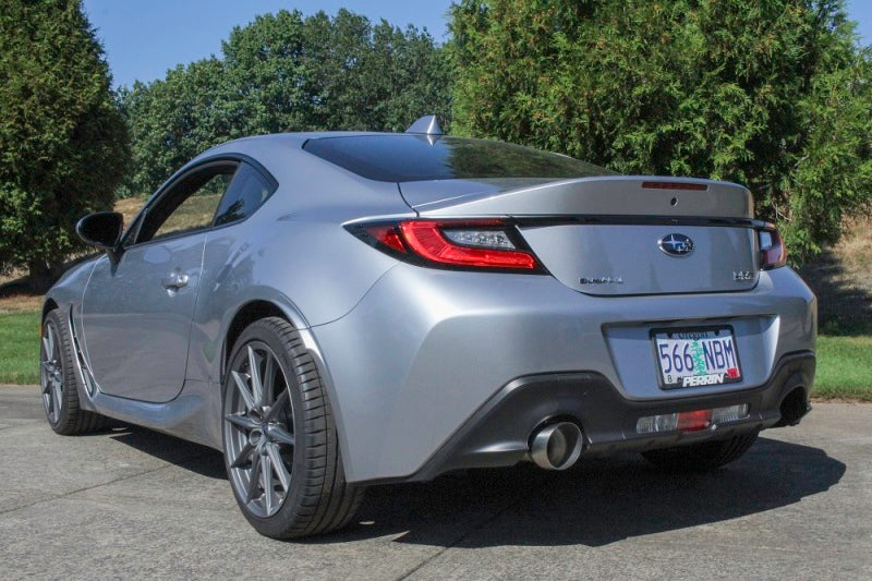 PERRIN 22-26 Subaru BRZ / Toyota GR86 Axle Back Exhaust SS (Single Side Exit w/Helmholtz Chamber) - GTR Auto