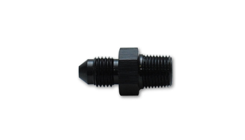 Vibrant -3 AN to 1/16in NPT Straight Adapter Fittings - Aluminum - GTR Auto