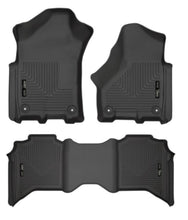Load image into Gallery viewer, Husky Liners 19-21 Ram 2500/3500 Crew Cab Weatherbeater Black Front &amp; 2nd Seat Floor Liners - GTR Auto