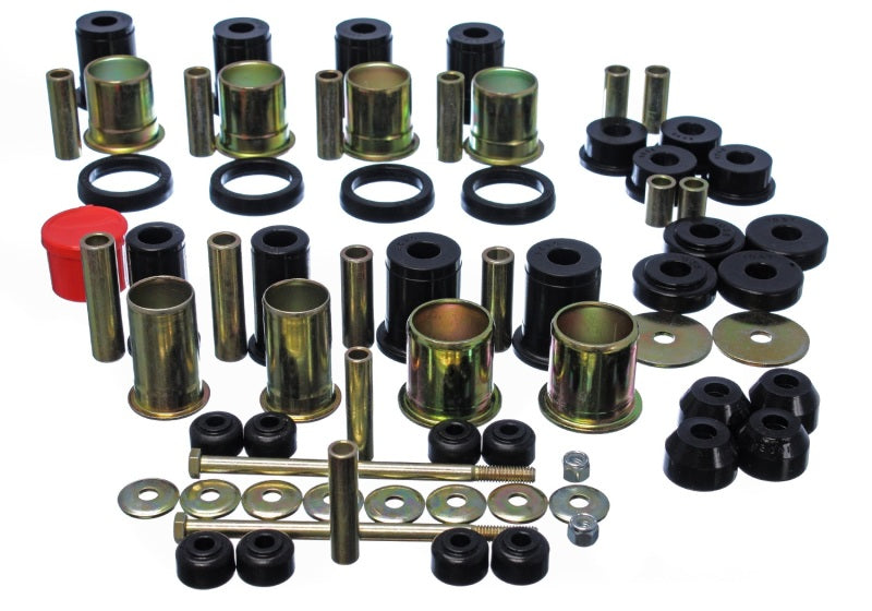 Energy Suspension 89-92 Chevrolet Camaro Black Hyper-flex Master Bushing Set - GTR Auto