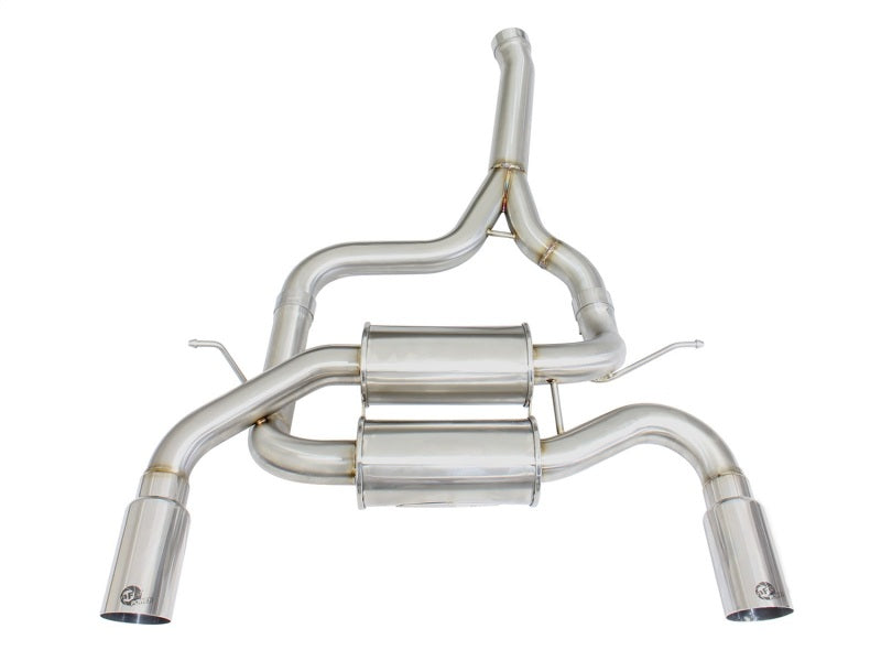 aFe MACHForce XP SS-304 Polish Tip 2.5in Dia Axle Back Exhaust 12-15 BMW 335i (F30) 3.0L (t) - GTR Auto