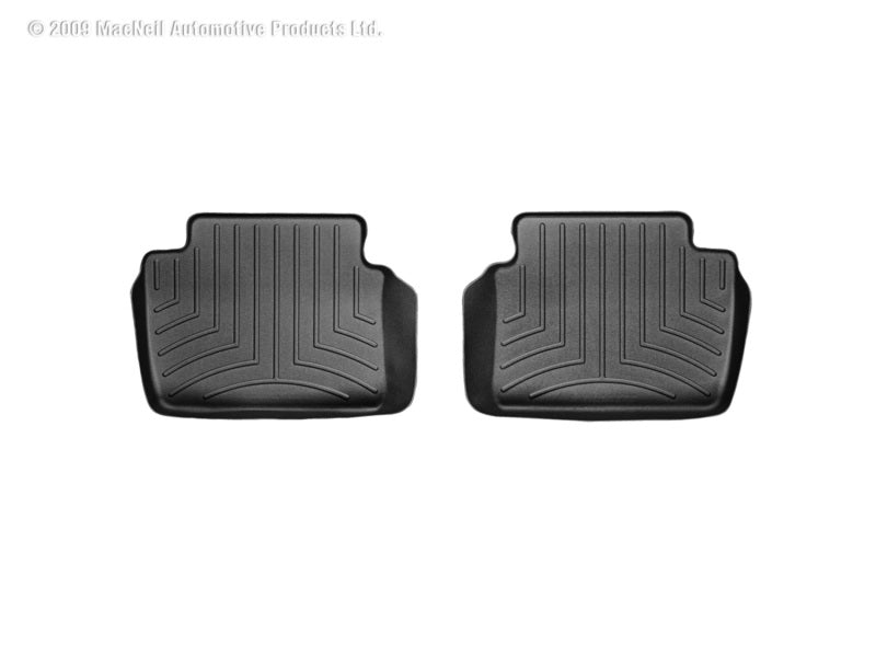 WeatherTech 00 BMW 323i Rear FloorLiner - Black - GTR Auto