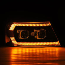 Load image into Gallery viewer, AlphaRex 04-08 Ford F150 PRO-Series Projector Headlights Alpha-Black w/ Sequential Signal and DRL - GTR Auto