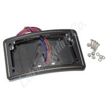 Load image into Gallery viewer, Letric Lighting 99-03 Sportster Perfect Plate Light Black Curved License Plate Frame
