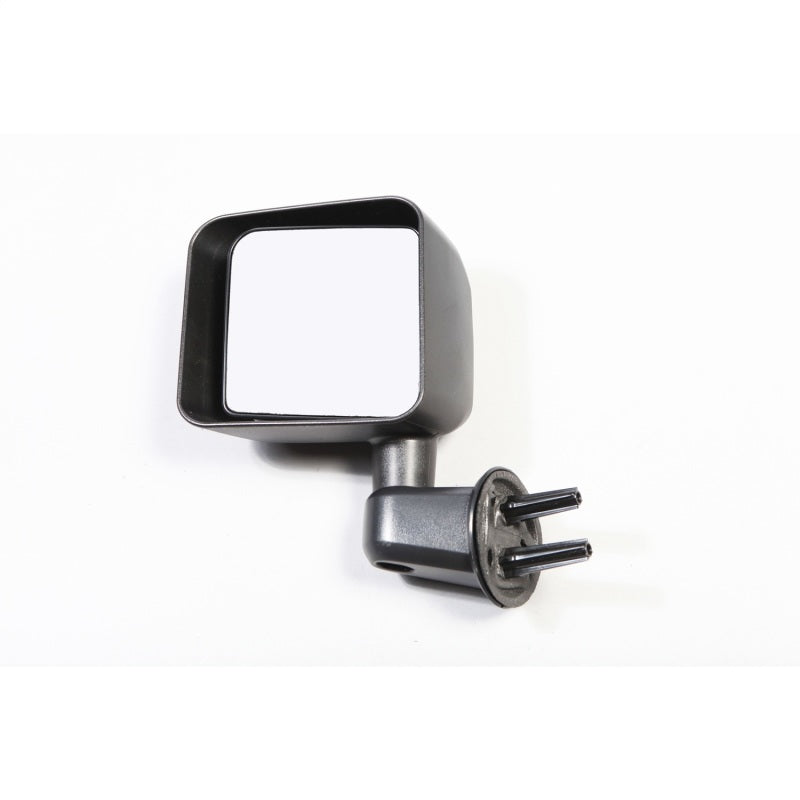Omix Door Mirror Black LH- 07-18 Jeep Wrangler JK - GTR Auto