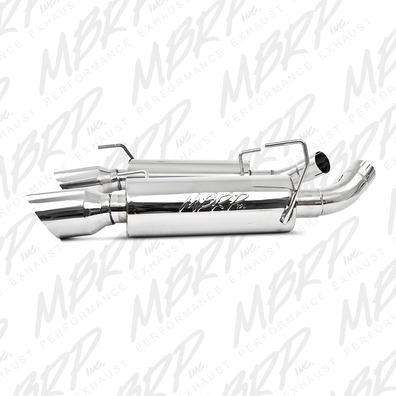 MBRP 05-10 Ford Mustang GT 5.0/Shelby GT500 Dual Mufflers Axle Back Split Rear T304 - GTR Auto
