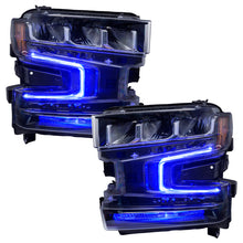 Load image into Gallery viewer, Oracle 19-21 Chevy Silverado 1500 RGB+W Headlight DRL Upgrade Kit - ColorSHIFT 2 - GTR Auto