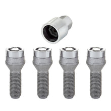 Load image into Gallery viewer, McGard Wheel Lock Bolt Set - 4pk. (Cone Seat) M14X1.5 / 17mm Hex / 31.0mm Shank Length - Chrome - GTR Auto