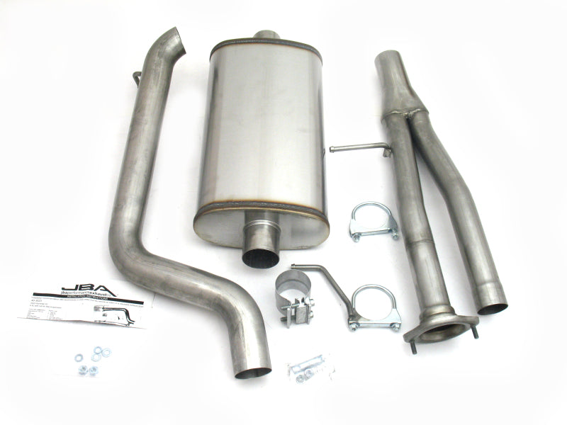 JBA 03-06 Hummer H2 6.0L 409SS Single Rear Exit Cat-Back Exhaust - GTR Auto