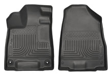 Load image into Gallery viewer, Husky Liners 2014 Acura MDX All Models Weatherbeater Black Front Floor Liners - GTR Auto