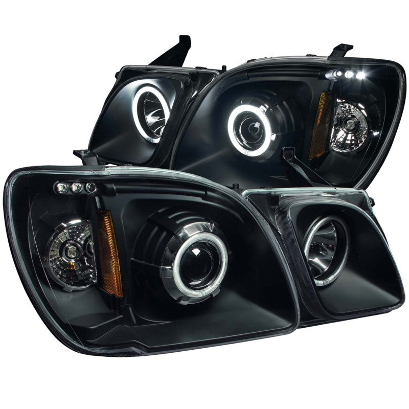 ANZO 1998-2007 Lexus Lx470 Projector Headlights w/ Halo Black (CCFL) - GTR Auto