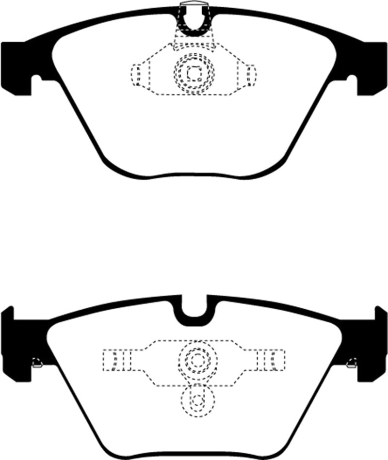 EBC 11-12 BMW 1M Coupe 3.0 Twin Turbo Greenstuff Front Brake Pads - GTR Auto