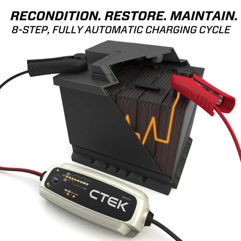 CTEK Battery Charger - MXS 5.0 4.3 Amp 12 Volt - GTR Auto