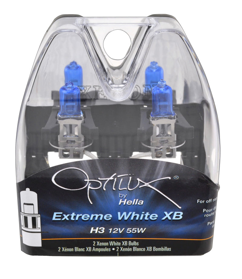 Hella H3 12V 55W Xen White XB Bulb (Pair) - GTR Auto