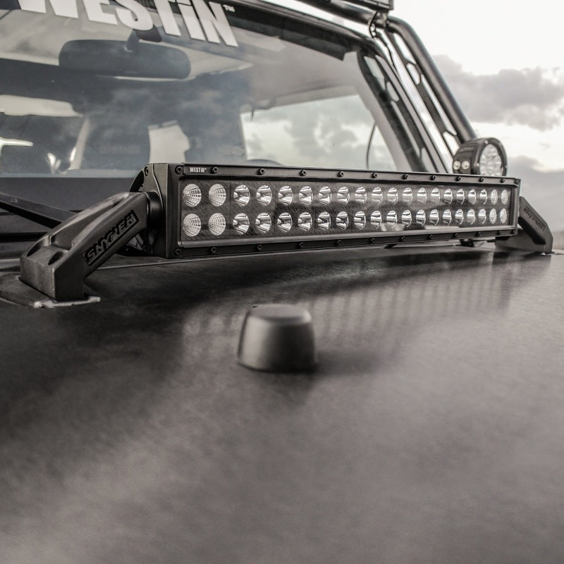 Westin/Snyper 07-17 Jeep Wrangler Snyper LED Hood Mount - Textured Black - GTR Auto