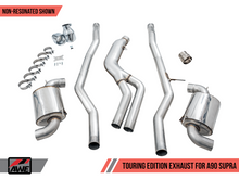 Load image into Gallery viewer, AWE Tuning 2020 Toyota Supra A90 Non-Resonated Touring Edition Exhaust - 5in Chrome Silver Tips