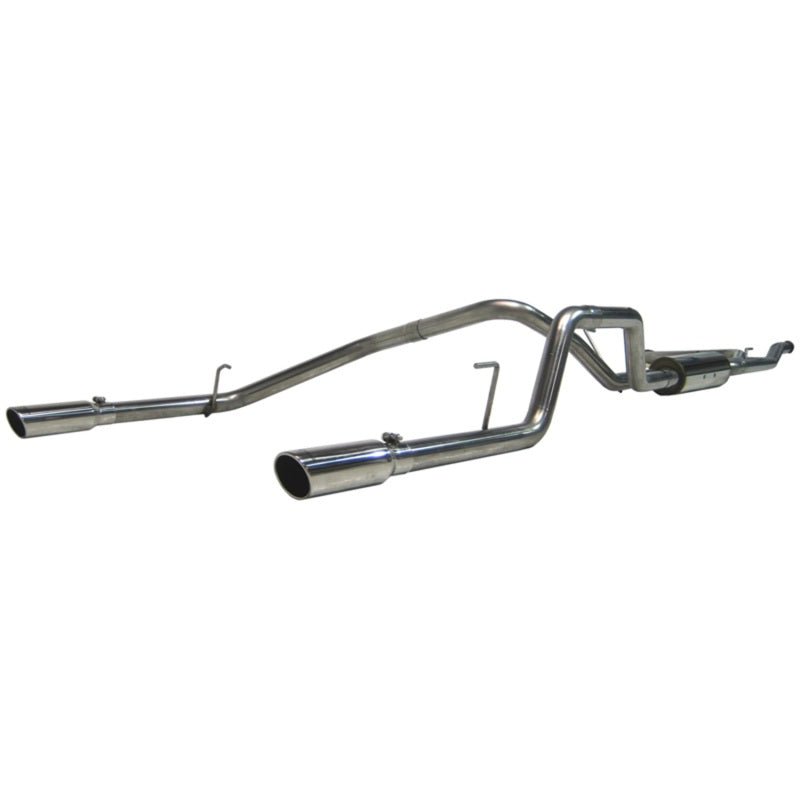 MBRP 2004-2009 Nissan Titan 5.6L EC/CC Cat Back Dual Split Rear - GTR Auto