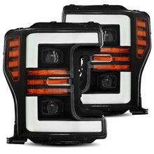 Load image into Gallery viewer, AlphaRex 17-19 Ford F-250 SD PRO-Series Proj Headlight Plnk Style Matte Blk w/Activ Light/Seq Signal - GTR Auto