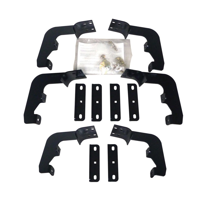 Westin 2015-2018 Chevrolet/GMC Colorado/Canyon Crew Cab Premier Oval Nerf Step Bar Mount Kit - Black - GTR Auto
