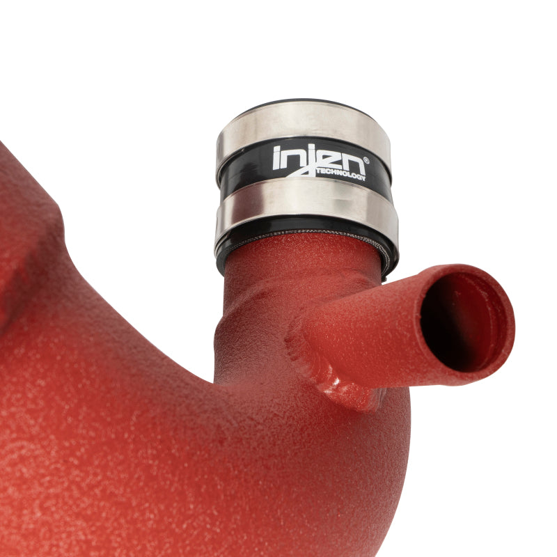 Injen 18-20 Kia Stinger 3.3L Twin Turbo Wrinkle Red Short Ram Air Intake - GTR Auto