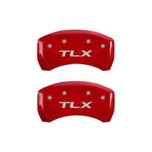Load image into Gallery viewer, MGP 4 Caliper Covers Engraved Front Acura Engraved Rear TLX Red finish silver ch - GTR Auto