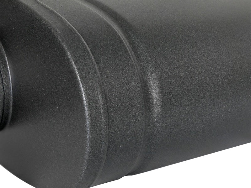 aFe MACH Force-Xp 409 SS Muffler w/ Black Finish 3in Center/Offset 22in L x 11in x 5in - Oval Body - GTR Auto
