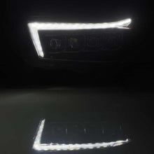 Load image into Gallery viewer, AlphaRex 10-13 Toyota 4Runner NOVA LED Projector Headlights Plank Style Black w/Seq Signal/DRL - GTR Auto
