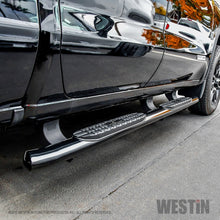 Load image into Gallery viewer, Westin 19-20 Chevrolet/GMC Silverado/Sierra 1500 Double Cab PRO TRAXX 4 Oval Nerf Step Bars - Black - GTR Auto