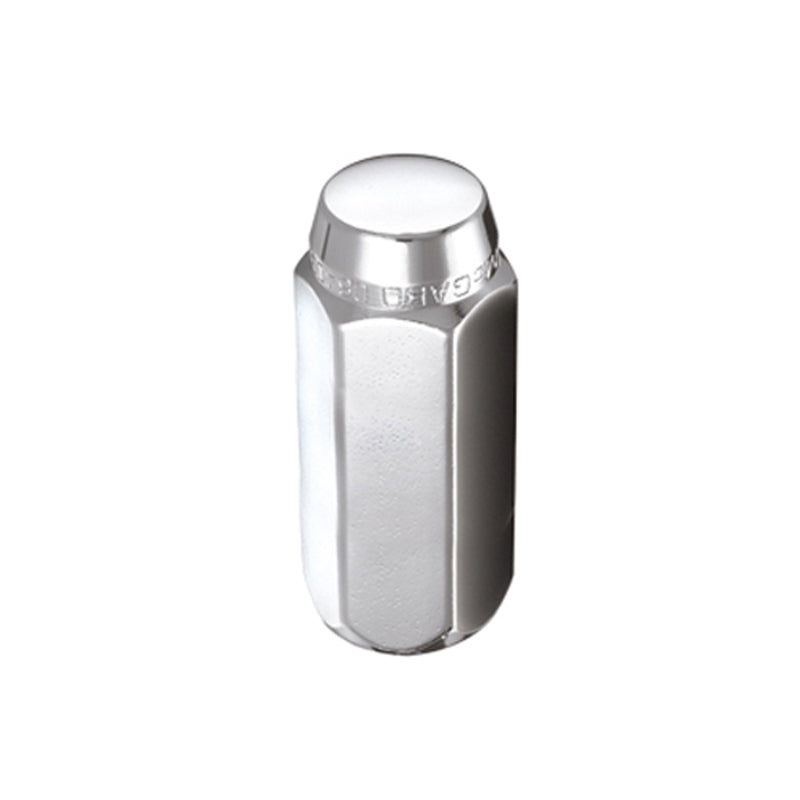 McGard Hex Lug Nut (Cone Seat) M12X1.75 / 13/16 Hex / 1.815in. Length (Box of 100) - Chrome - GTR Auto