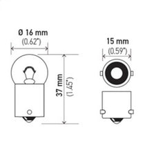 Load image into Gallery viewer, Hella Bulb 53 12V 2W 1CP BA9s G3.5 - GTR Auto