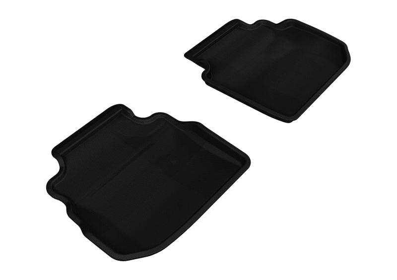 3D MAXpider 2006-2010 Infiniti M35 Kagu 2nd Row Floormats - Black - GTR Auto