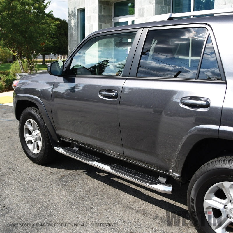 Westin 2014-2017 Toyota 4Runner SR5 PRO TRAXX 4 Oval Nerf Step Bars - SS - GTR Auto