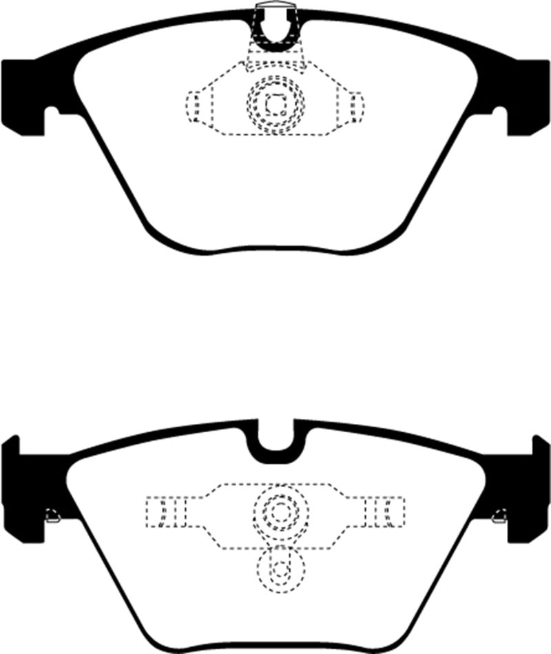 EBC 11-12 BMW 1M Coupe 3.0 Twin Turbo Greenstuff Front Brake Pads - GTR Auto
