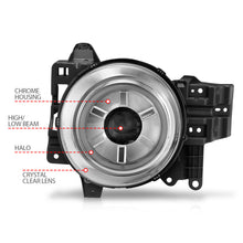 Load image into Gallery viewer, ANZO 2007-2013 Toyota Fj Cruiser Projector Headlights w/ Halo Chrome - GTR Auto
