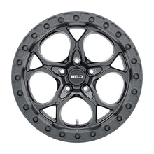 Load image into Gallery viewer, Weld Off-Road W901 17X9.0 Ledge Beadlock 5X127 ET-35 BS3.625 Satin Black 71.5 W90179075362