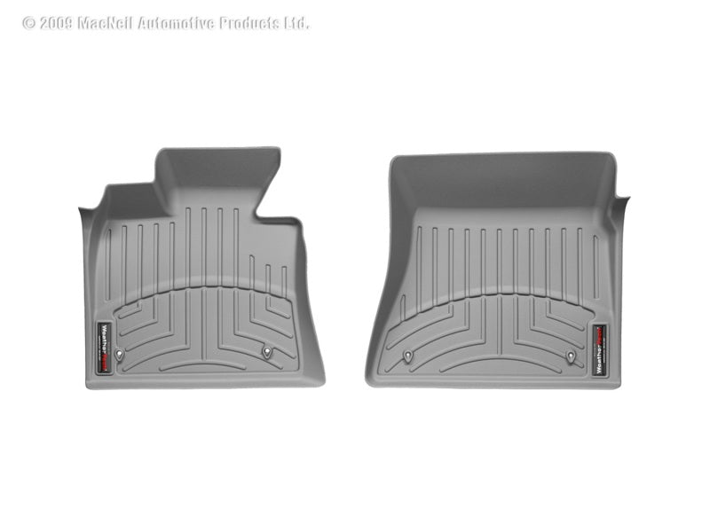 WeatherTech 12-13 Chevrolet Corvette Front FloorLiner - Grey - GTR Auto