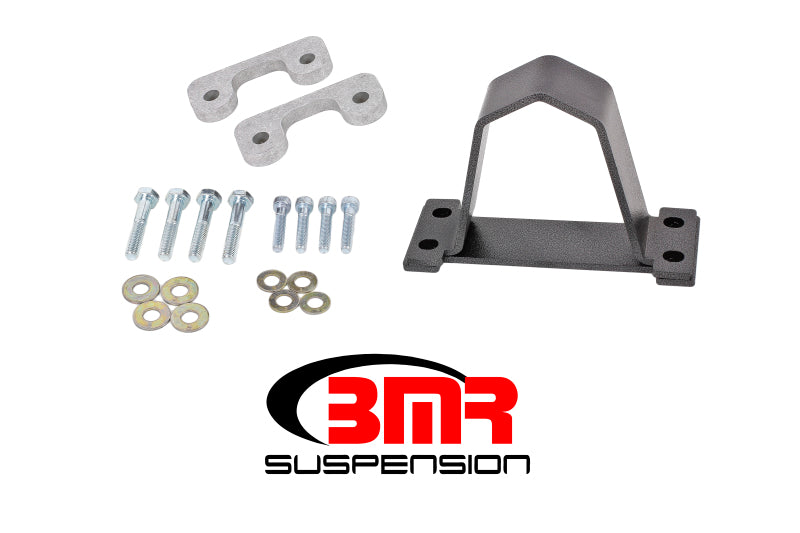 BMR 16-17 6th Gen Camaro Front Driveshaft Safety Loop - Black Hammertone - GTR Auto