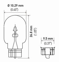 Load image into Gallery viewer, Hella Bulb 2821 12V 3W W21X95D T325 E1 (2) - GTR Auto