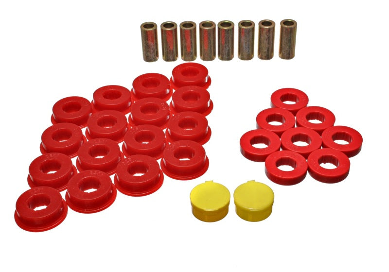 Energy Suspension 79-85 Mazda RX7 Red Rear Control Arm Bushing Set - GTR Auto