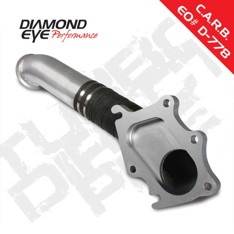 Diamond Eye TURBO-DIRECT 3in AL CHEVY LB7 DURAMAX 01-04 5 BTWN TURBO & F PIPE TRANS DIPSTICK MOD REQ - GTR Auto