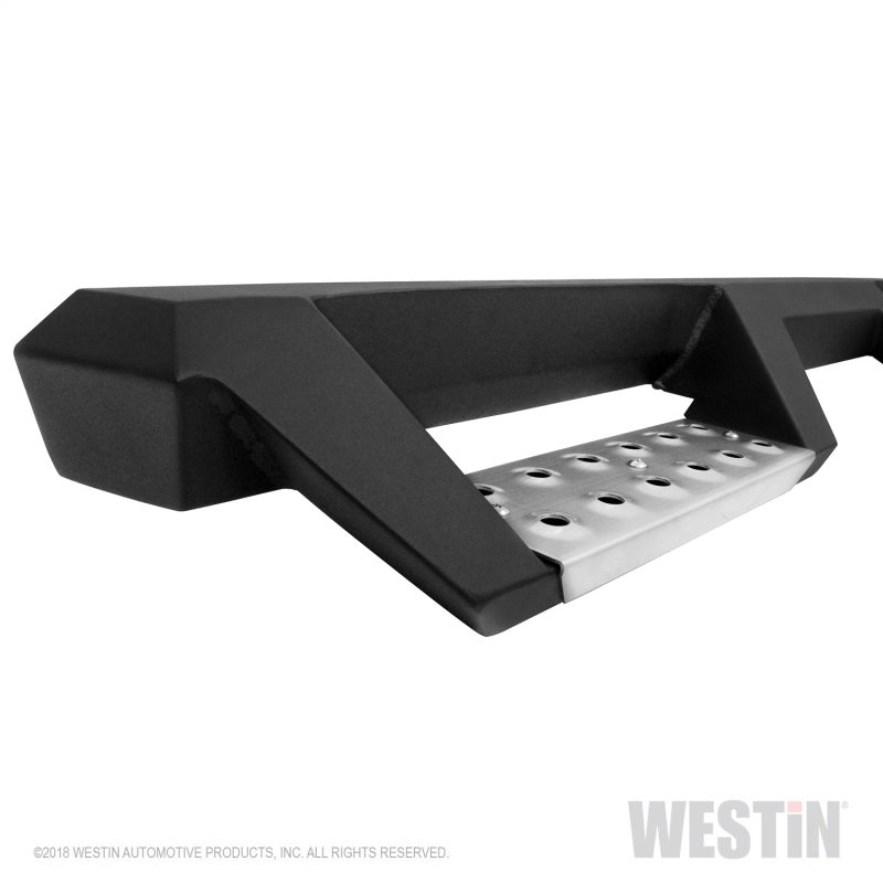 Westin/HDX 2018 Jeep Wrangler JL Unlimited Drop Nerf Step Bars - Textured Black - GTR Auto