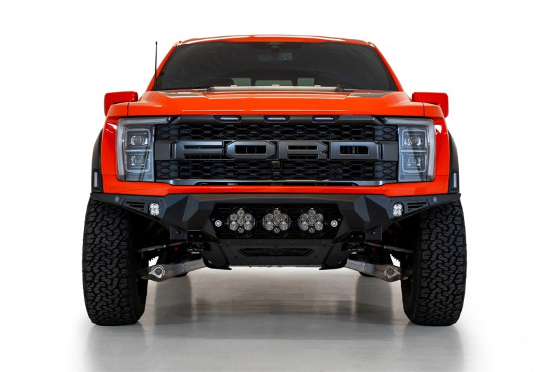 Addictive Desert Designs 2021+ Ford Raptor Bomber Front Bumper w/ 3 Baja Designs LP6 Light Mounts - GTR Auto