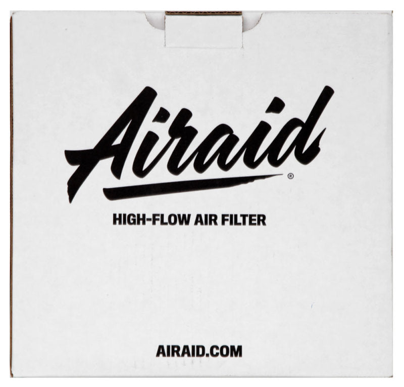 Airaid Universal Air Filter - Cone 6in Flange x 10-3/4x7-3/4in B x 7x4in T x 9in H - Synthaflow