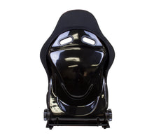 Load image into Gallery viewer, NRG FRP Bucket Seat - Reclinable (Black Cloth w/Red Stitching)