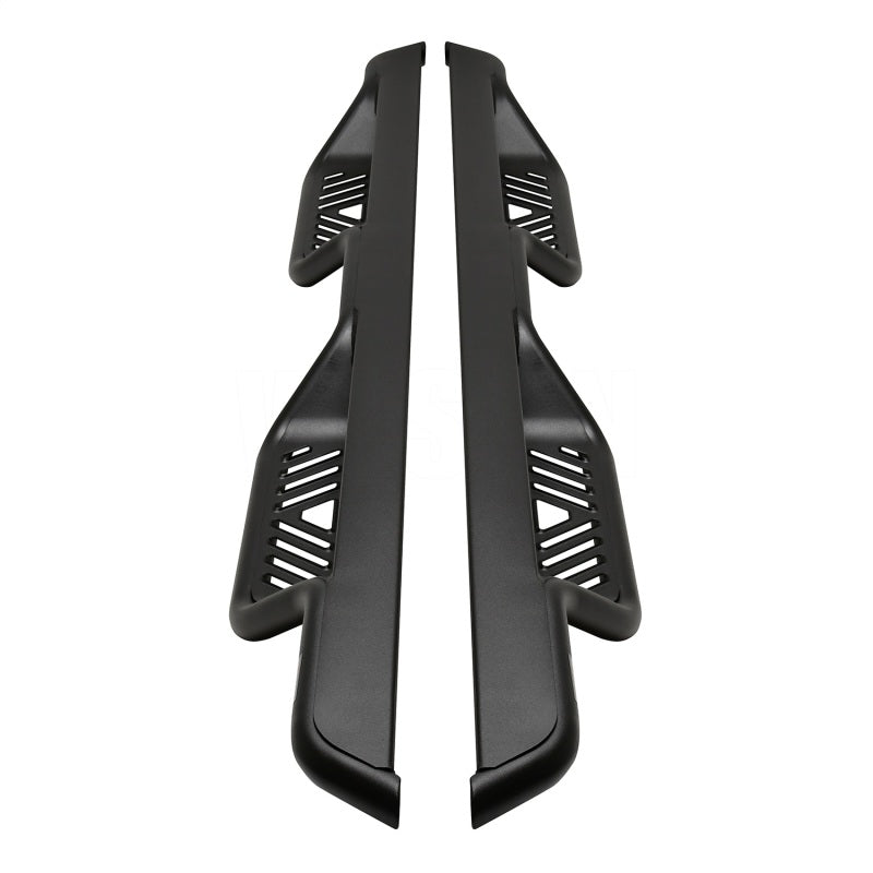 Westin 05-22 Toyota Tacoma Double Cab Outlaw Drop Nerf Step Bars - Textured Black - GTR Auto