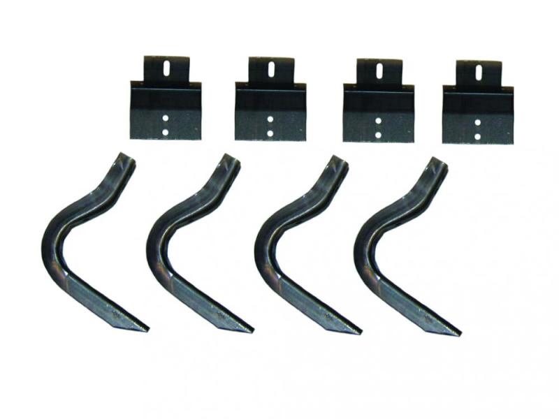 Lund 04-14 Ford F-150 SuperCab (80in) EZ Running Board Mounting Bracket Kit - Brite 300038