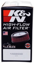 Load image into Gallery viewer, K&amp;N S&amp;S FILTER 6in OD x 4-5/8in ID x 2-3/16in H Replacement Filter for Harley-Davidson