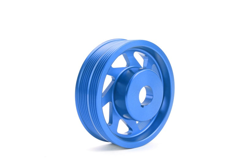 PERRIN 93-14 Subaru Impreza (Incl. 02-14 WRX) / 04-21 STI Lightened Crank Pulley - Blue - GTR Auto