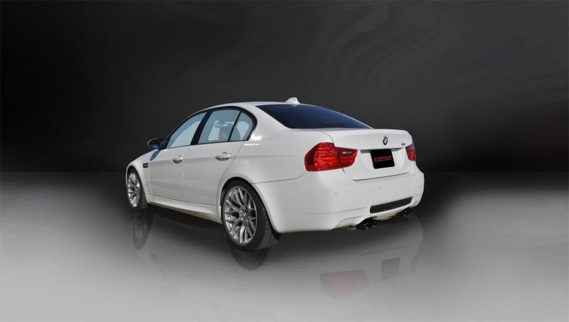 Corsa 2008-2012 BMW M3 E90 Black Sport Cat-Back Exhaust - GTR Auto